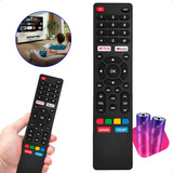 Controle Remoto Compatível Tv Multilaser Smart Tl-020 Tl-043