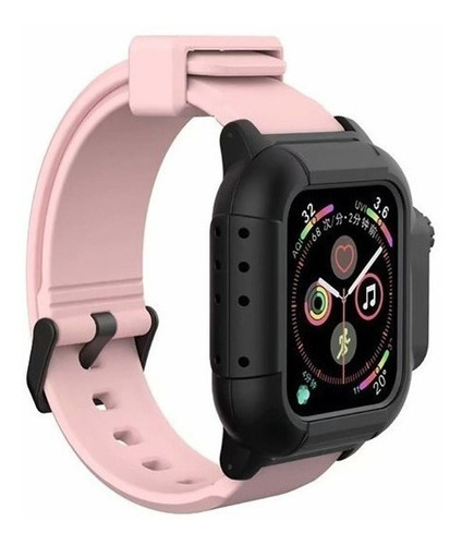 Funda Para Apple Watch Band 4 Iwatch Correa De Silicona 44 M