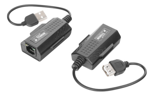 Kit Extensor Usb Por Cable Utp Cat 5/5e/ 6 Hasta 50 Metros