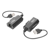 Kit Extensor Usb Por Cable Utp Cat 5/5e/ 6 Hasta 50 Metros