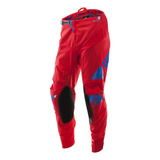 Pantalón De Moto Motocross Leatt Gpx 4.5 I.k.s. Red/blue