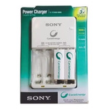 Cargador Sony Cycle Energy + 2 Pilas Aa 2500 Mah