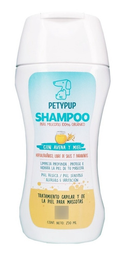 Petypup Shampoo Para Perros De Avena Y Miel 15 Unds Mayoreo