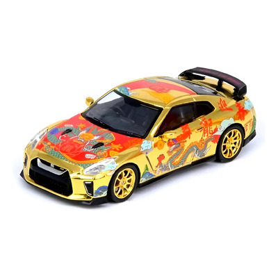 Inno64 Nissan Gt-r R35 2024 Chinese New Year Of The Dragon Color Dorado | Envío gratis