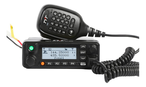 Tyt Md- Gps Dual Band Dmr Transceptor Móvil 50-watt Car Tr.