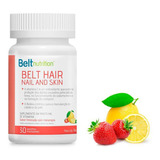 Belt Hair, Nail And Skin - Limonada Com Morangos - 30 Cáp - 