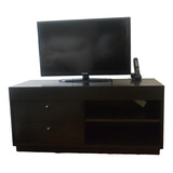 Mueble Mesa Rack De Tv Led Modular Con Estantes Y Cajones