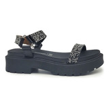 Sandalias Mujer De Vestir Plataforma Livianas Confort Strass