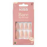 Kiss Uñas Postizas Bare But Better Glue-on Nude Drama Bare But Better - Nude Drama Kiss