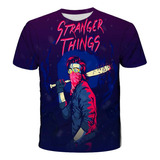 Camiseta Con Estampado 3d De Stranger Things 4 Hellfire Club