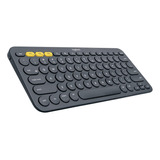 Teclado Logitech Bluetooth /gris Oscuro