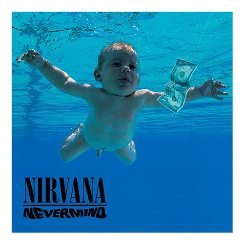 Poster De Nirvana Nevermind Con Marco Y Realidad Aumentada