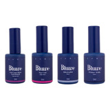 Bluwe Top Coat + Gel Base Estrutural Nat Pink + Preparadores