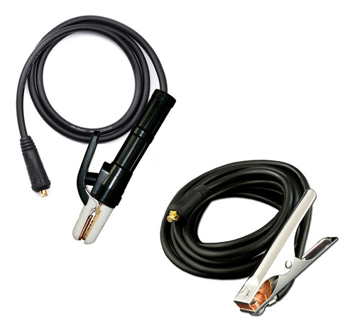 Kit Pinza Masa Cable Electrodo Apto Soldadora Pampa Arc 200