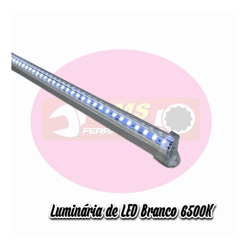 Luminária Led Branco 40cm P/ Aquário Nano Doce Ou Salgado