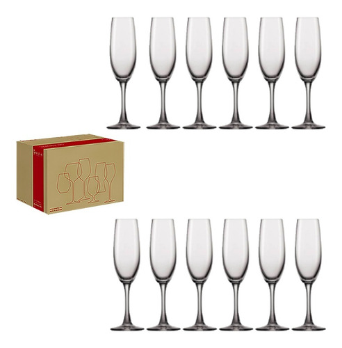 Caja X12 Copa Flauta Cristal Champagne 190 Ml Spiegelau 