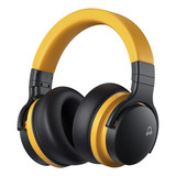 Cowin E7c Auriculares Inalámbricos Bluetooth Anc, Cómoda Experiencia Inalámbrica, Peso Ligero, Bluetooth 5.0, Micrófono Para Llamadas, 30 Horas De Tiempo De Juego En Viajes/trabajo, Amarillo