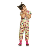 Pijama Infantil Macacão Feminino Fruits Elian