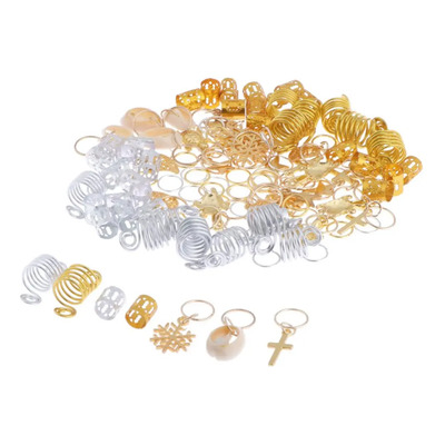 Anillos De Metal Para Rastas De Pelo, 120 Unidades, Trenzado