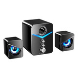 Alto-falante Bluetooth 5.0 Rgb Home Theater Hifi Para Tv Pc