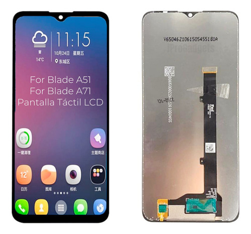 Q Pantalla Táctil Lcd Display Para Zte Blade A51 A71 2021