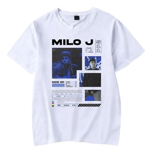 Camiseta Algodón Con Estampado Gráfico Milo J 511