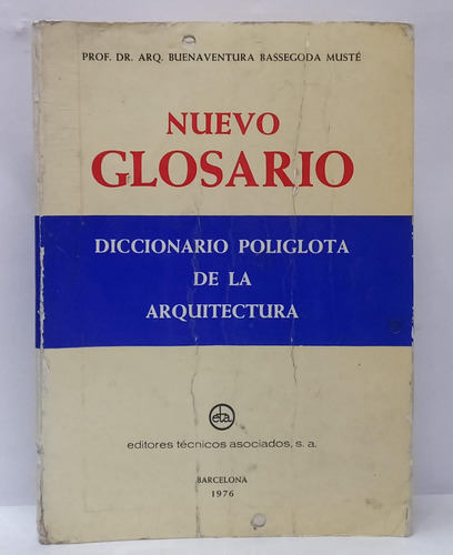 Libro Diccionario Poliglota De La Arquitectura