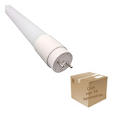 Tubo Led T8 18w Luz De Dia 6500 K Opalino Tl0218 Igoto 10pzs