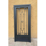 Elcarreton Puerta 1 Hoja Hierro Forjada 100x220 Cm Rejas