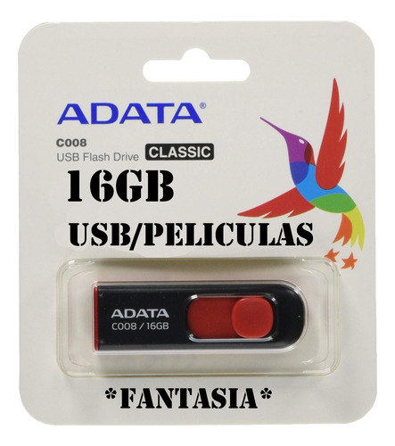 Usb 16gb Con Peliculas - Fantasia Hd 720p Mkv