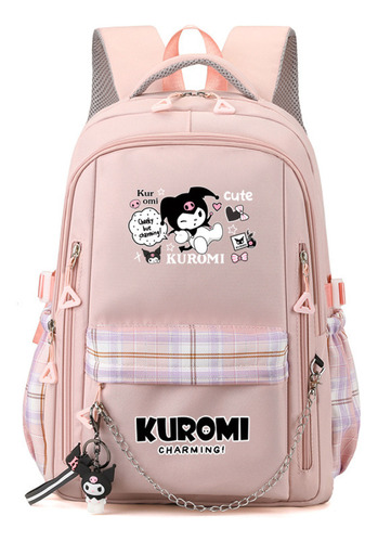 Mochila Kuromi De Gran Capacidad Para Estudiantes De Primari