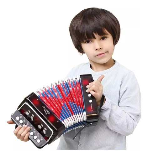 Acordeon Infantil Vallenato Niños Niñas Musical Teclas Jugue