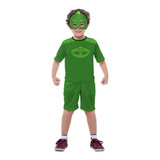 Fantasia Pj Masks Menino Lagartixo Gekko Curto Pjmasks