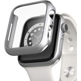 Funda C/protec De Pantalla Apple Watch 6/5/4/se 40mm Silver