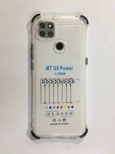 Funda Transparente Reforzada Compatible Con Moto G9 Power 