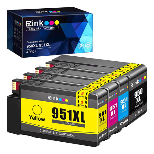 E-z Ink (tm) - Cartucho De Tinta Compatible Con Hp 950xl 951