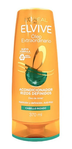 Acond. Elvive Óleo Extraordinario Cabello Rizado 370 Ml