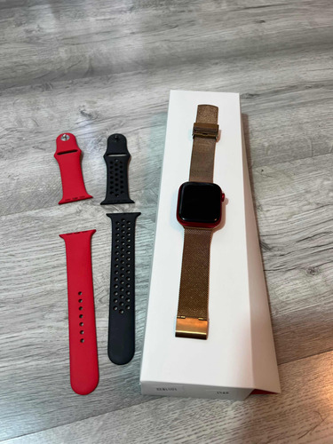 Apple Watch Red 45 Series 8 Gps Caja De Aluminio