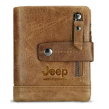 Cartera Jeep Kavis Bowne 100% Piel Genuina Para Hombre 