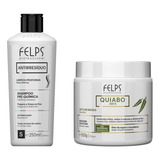 Kit Felps - Shampoo Antirresíduo 250ml + Okra Btox 500g