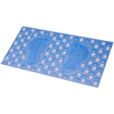 Antideslizante Para Bañera Pvc Foot 34x66 Cm Color Turquesa