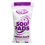 Pads Faciales Desmaquillantes De Algodon 500 Pz Dalux