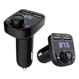 Transmisor Fm Carro Bluetooth Modulador Usb Carga 3.0 Rgb 