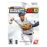 Jogo Major League Baseball 2k10 Wii Ntsc-us