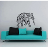 Vinilo Decorativo Elefante Siluet  