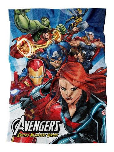 Toalla Premium Para Baño Marvel Modelo A Elegir- Providencia Color Rojo Avengers