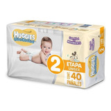 Huggies Ultraconfort, Pañal Desechable Etapa 2 Unisex, 40pz Género Sin Género Talla Pequeño (p)