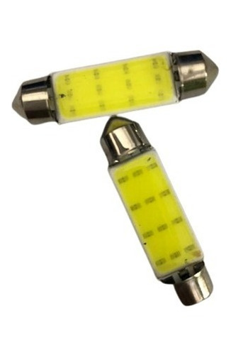 Lámpara Led Tubular 41mm Cob Patente Tablero Plafón 12v Auto