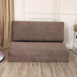 Lovmoc Sofa Cama Suave Y Esponjoso, Colchon Extra Ancho Pleg