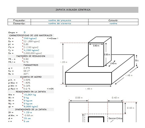 Hojas De Calculo Diseño Estructural Ntc 2017